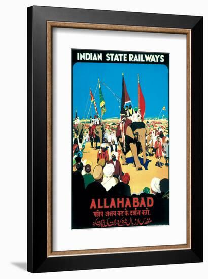 Indian State Railways, Allahabad-null-Framed Art Print