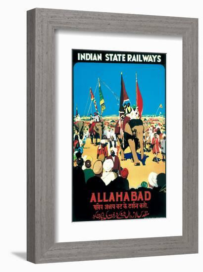Indian State Railways, Allahabad-null-Framed Art Print