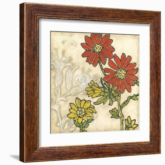 Indian Summer Florals I-Megan Meagher-Framed Art Print