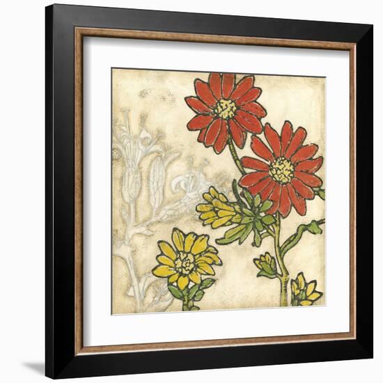 Indian Summer Florals I-Megan Meagher-Framed Art Print