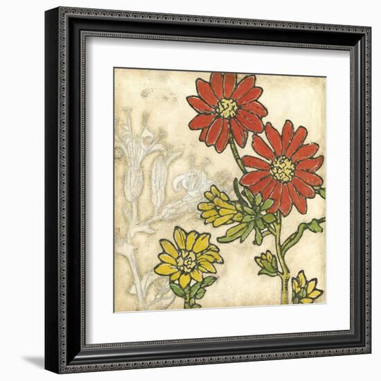 Indian Summer Florals I-Megan Meagher-Framed Art Print