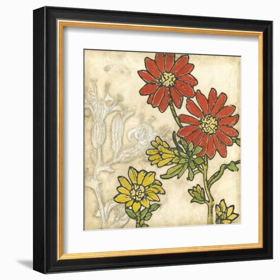 Indian Summer Florals I-Megan Meagher-Framed Art Print