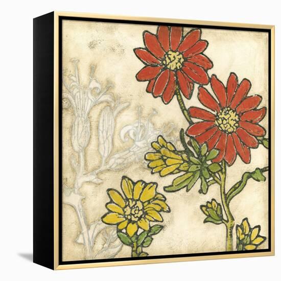 Indian Summer Florals I-Megan Meagher-Framed Stretched Canvas