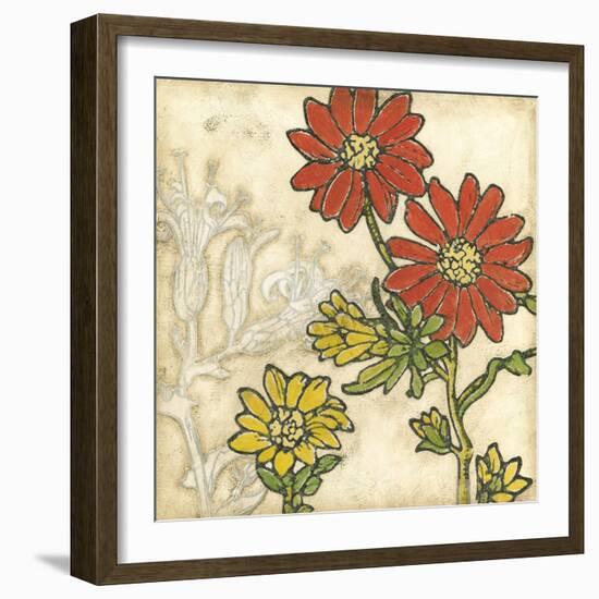 Indian Summer Florals I-Megan Meagher-Framed Art Print