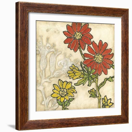 Indian Summer Florals I-Megan Meagher-Framed Art Print