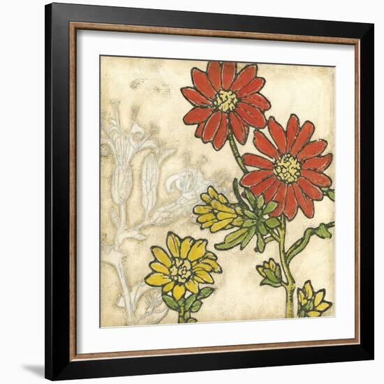 Indian Summer Florals I-Megan Meagher-Framed Art Print