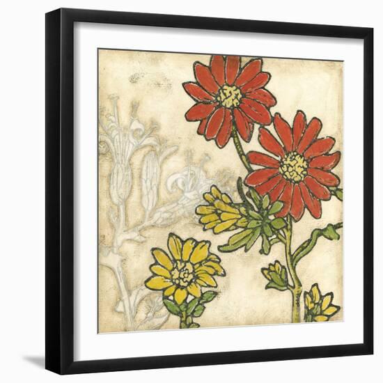 Indian Summer Florals I-Megan Meagher-Framed Art Print