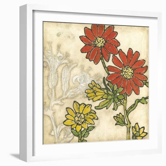 Indian Summer Florals I-Megan Meagher-Framed Art Print