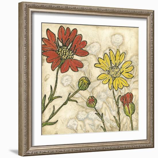 Indian Summer Florals II-Megan Meagher-Framed Art Print