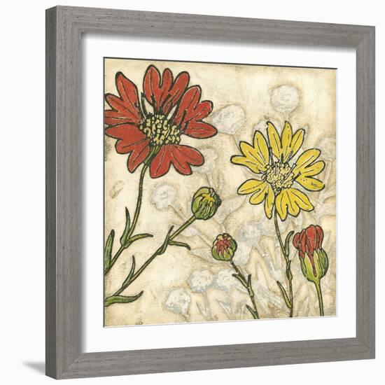 Indian Summer Florals II-Megan Meagher-Framed Art Print