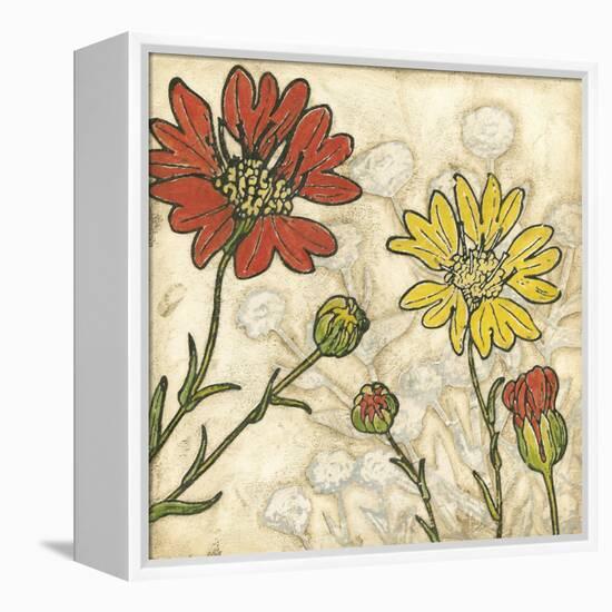 Indian Summer Florals II-Megan Meagher-Framed Stretched Canvas