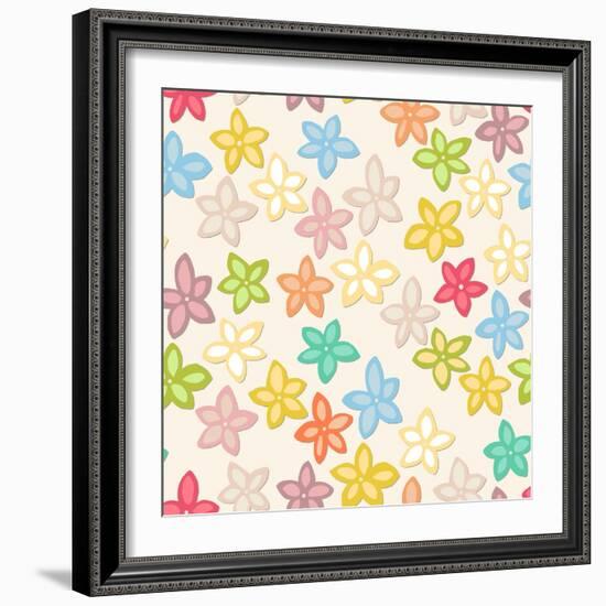 Indian Summer Flowers-Sharon Turner-Framed Art Print