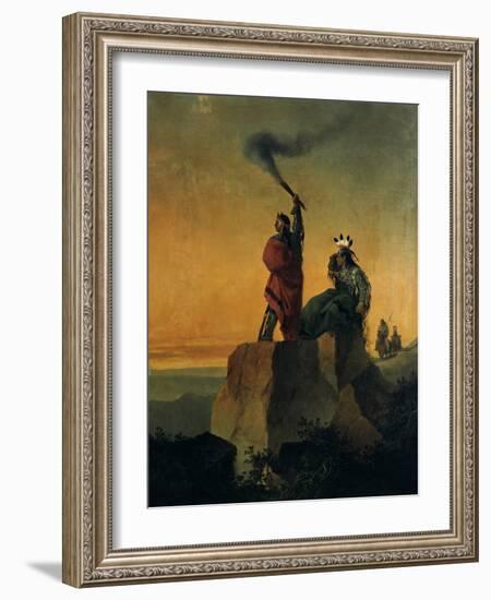 Indian Telegraph-John Mix Stanley-Framed Giclee Print