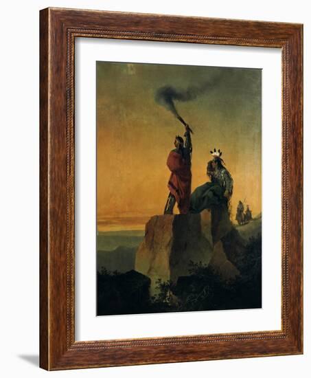 Indian Telegraph-John Mix Stanley-Framed Giclee Print