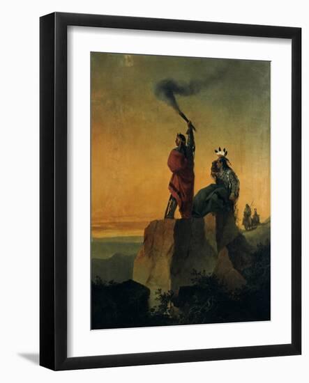 Indian Telegraph-John Mix Stanley-Framed Giclee Print