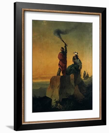 Indian Telegraph-John Mix Stanley-Framed Giclee Print