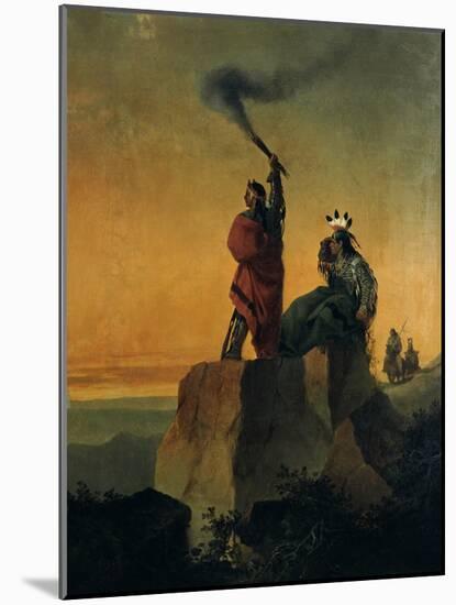 Indian Telegraph-John Mix Stanley-Mounted Giclee Print