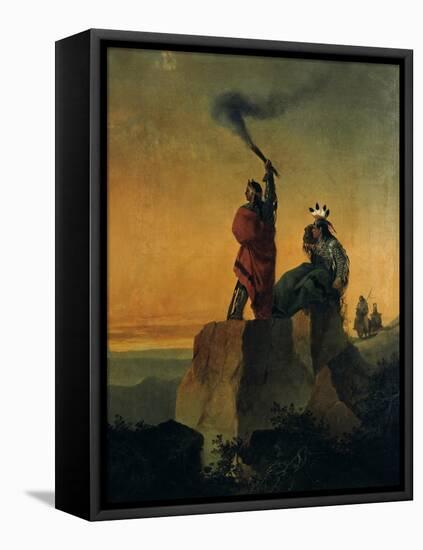 Indian Telegraph-John Mix Stanley-Framed Premier Image Canvas