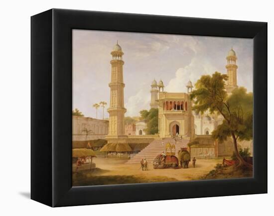 Indian Temple, Said to Be the Mosque of Abo-Ul-Nabi, Muttra, 1827-Thomas Daniell-Framed Premier Image Canvas