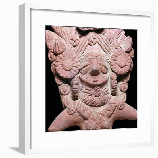 Indian terracotta bust of the mother-goddess Sar Dheri, 1st century. Artist: Unknown-Unknown-Framed Giclee Print