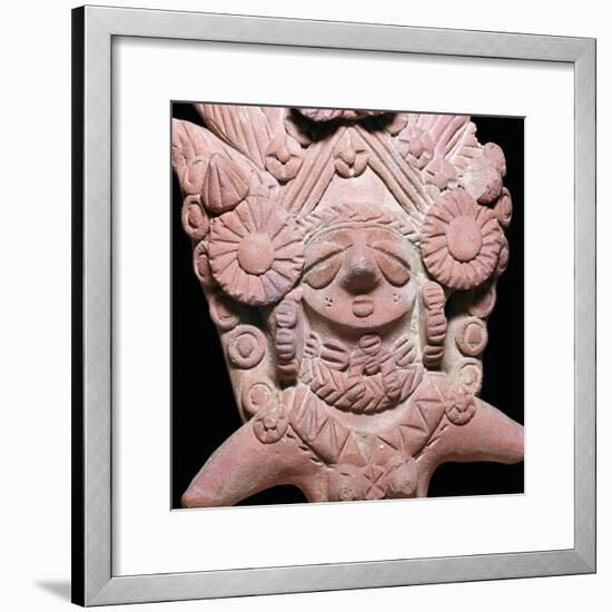 Indian terracotta bust of the mother-goddess Sar Dheri, 1st century. Artist: Unknown-Unknown-Framed Giclee Print