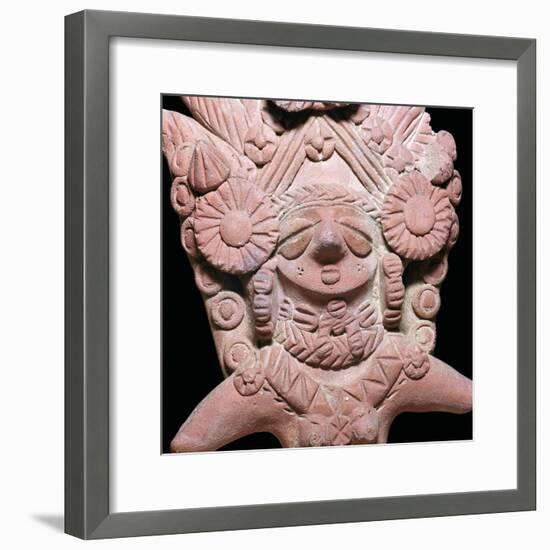 Indian terracotta bust of the mother-goddess Sar Dheri, 1st century. Artist: Unknown-Unknown-Framed Giclee Print