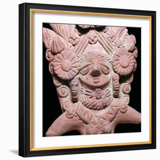 Indian terracotta bust of the mother-goddess Sar Dheri, 1st century. Artist: Unknown-Unknown-Framed Giclee Print
