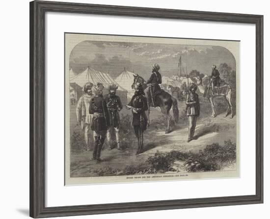 Indian Troops for the Abyssinian Expedition-null-Framed Giclee Print