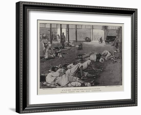 Indian Troops for the Nile Expedition-Henry Marriott Paget-Framed Giclee Print