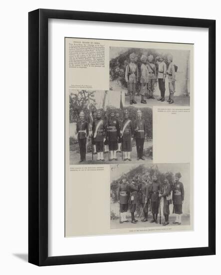 Indian Troops in China-null-Framed Giclee Print