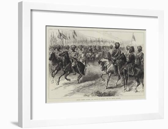 Indian Troops Ordered for Service in Europe, the 9th Bengal Cavalry-null-Framed Giclee Print