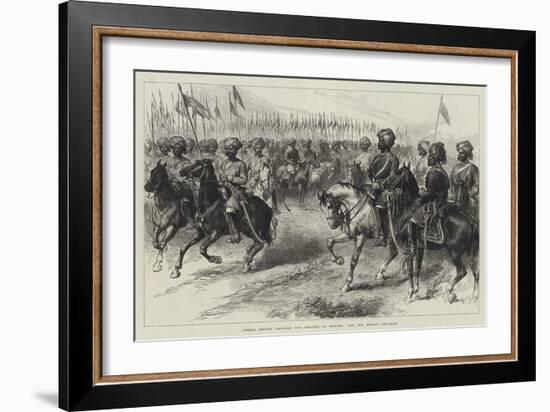 Indian Troops Ordered for Service in Europe, the 9th Bengal Cavalry-null-Framed Giclee Print