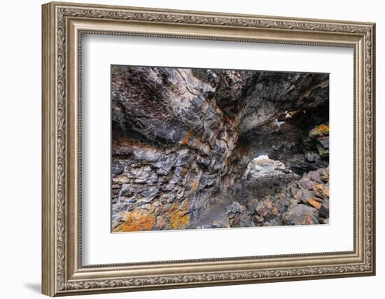 Indian Tunnel Lava Tube, Craters of the Moon National Monument-Alan Majchrowicz-Framed Photographic Print