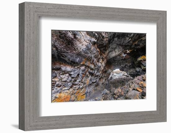 Indian Tunnel Lava Tube, Craters of the Moon National Monument-Alan Majchrowicz-Framed Photographic Print