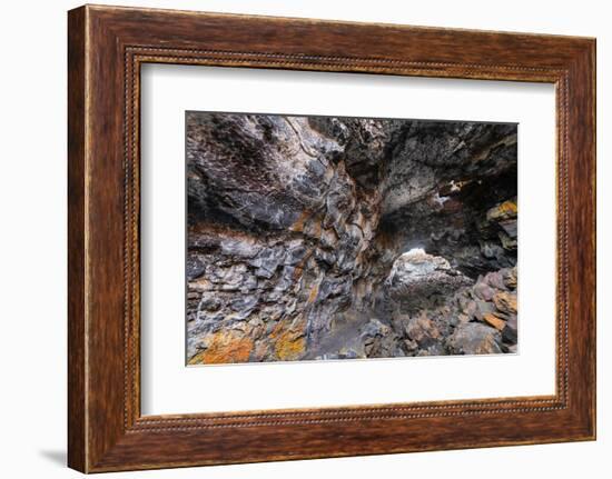 Indian Tunnel Lava Tube, Craters of the Moon National Monument-Alan Majchrowicz-Framed Photographic Print