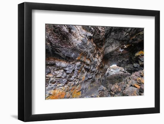 Indian Tunnel Lava Tube, Craters of the Moon National Monument-Alan Majchrowicz-Framed Photographic Print