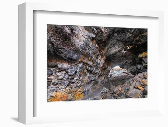 Indian Tunnel Lava Tube, Craters of the Moon National Monument-Alan Majchrowicz-Framed Photographic Print