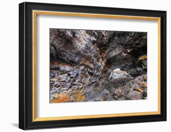 Indian Tunnel Lava Tube, Craters of the Moon National Monument-Alan Majchrowicz-Framed Photographic Print