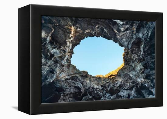 Indian Tunnel Lava Tube, Craters of the Moon National Monument-Alan Majchrowicz-Framed Premier Image Canvas