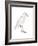 Indian White Heron-Maria Mendez-Framed Giclee Print