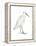 Indian White Heron-Maria Mendez-Framed Stretched Canvas