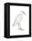 Indian White Heron-Maria Mendez-Framed Stretched Canvas