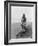 Indian Woman in Primitive Dress Edward Curtis Photograph-Lantern Press-Framed Art Print