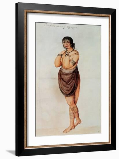 Indian Woman-John White-Framed Giclee Print