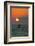 Indiana Beach sunset over Lake Michigan, Indiana Dunes, Indiana, USA-Anna Miller-Framed Photographic Print