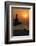 Indiana Dunes lighthouse at sunset, Indiana Dunes, Indiana, USA-Anna Miller-Framed Photographic Print