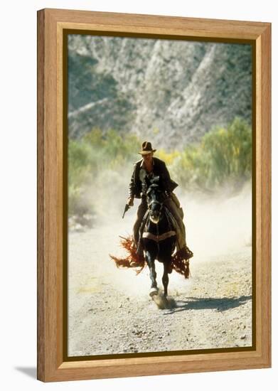 Indiana Jones and the Last Crusade, Harrison Ford 1989-null-Framed Stretched Canvas