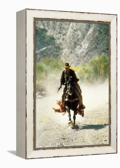 Indiana Jones and the Last Crusade, Harrison Ford 1989-null-Framed Stretched Canvas