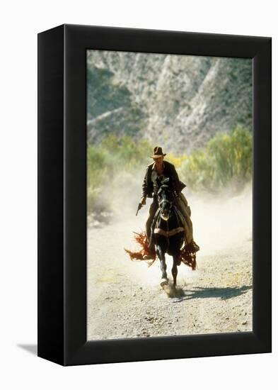 Indiana Jones and the Last Crusade, Harrison Ford 1989-null-Framed Stretched Canvas