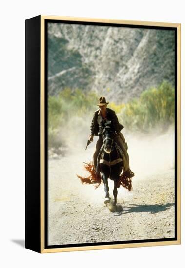 Indiana Jones and the Last Crusade, Harrison Ford 1989-null-Framed Stretched Canvas